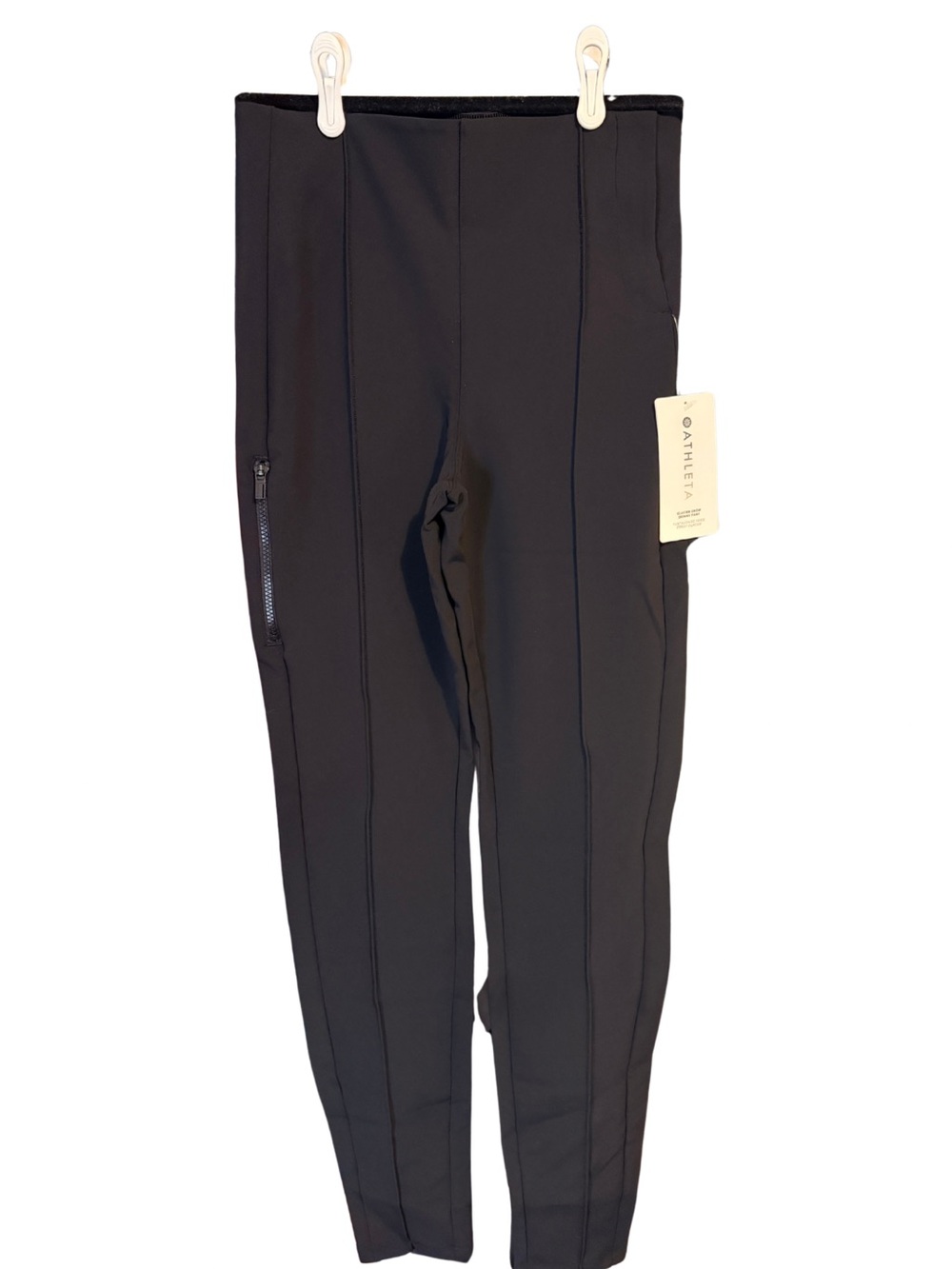 Athleta Glacier Snow Skinny Pant | Fleece Lined | Black | 8 Tall | 31” Inseam
